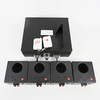 New Remote Control 4 Cue Cold Pyro Machine Wireless Fireworks Firing System for Wedding Party Stage Fountain Wedding Decorations