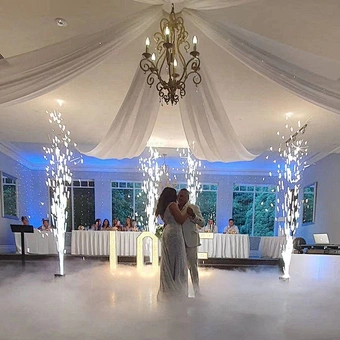 Wedding Party Pyro Sparkler Composite Ti First Dance Dmx Remote Control Stage Fireworks 500w Cold Spark Fountain Machine