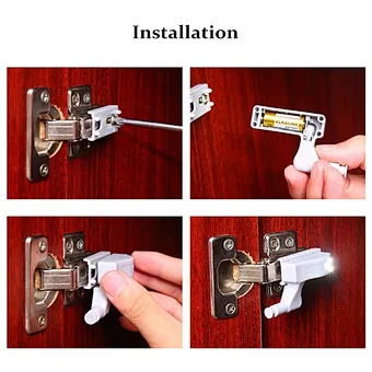 Hot Selling Universal Inner Hinge Closet Wardrobe Sensor Home Night LED Kitchen Cabinet Light