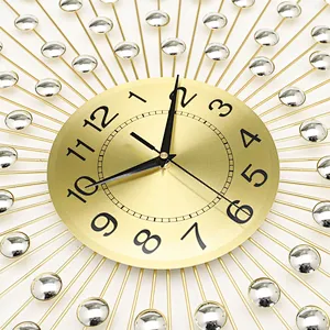 Light Luxury Wall Clock Living Room Fashion Mute Clock Restaurant Modern Upscale Decorative Clock Hanging Wall
