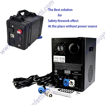 Dmx Sparkler Firework Portable Power Source Cold Spark Machine Wedding Party Machine Stage Fountain Flame Effect