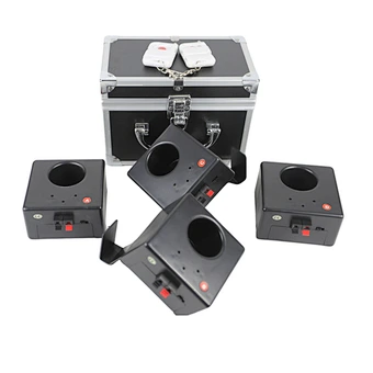 4 Cue New Model Pyro Cold Stage Firing System Machines for Stage Wedding Decoration and Valentine's Day Celebrations