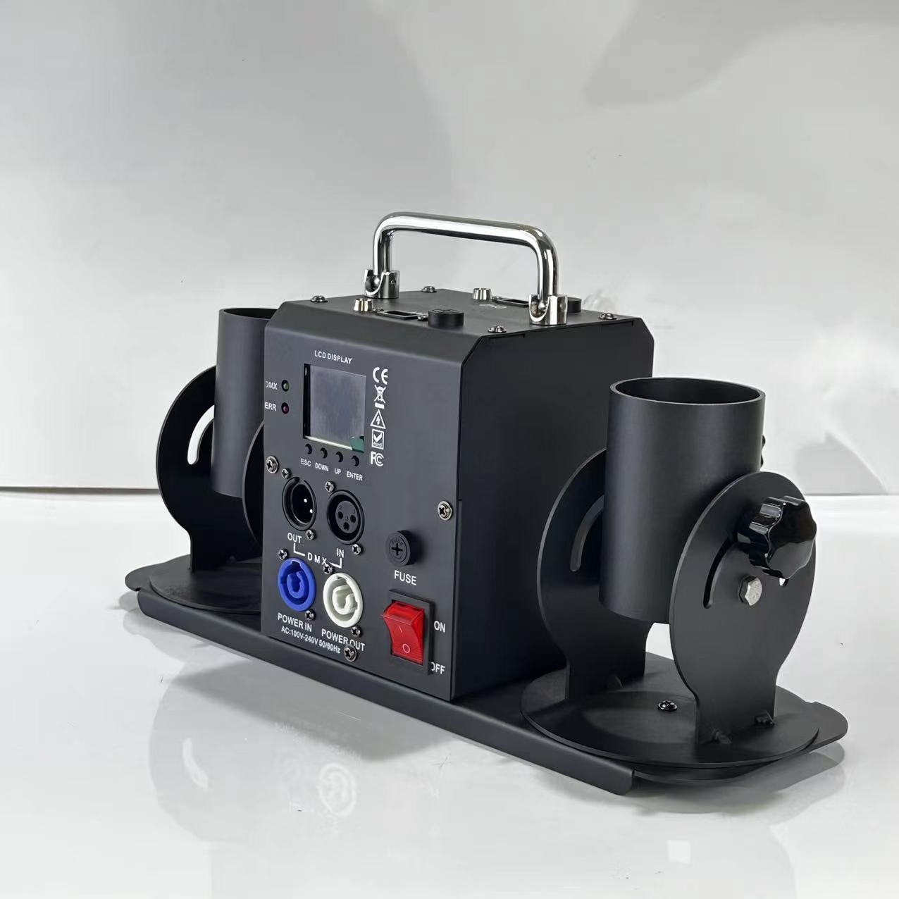 DMX 2 Shots Electric Cannon Shooter Launcher Confetti Machines Confettis Blower Cofetti Paper Confetti Machine for Stage Dj