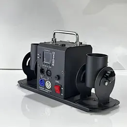 DMX 2 Shots Electric Cannon Shooter Launcher Confetti Machines Confettis Blower Cofetti Paper Confetti Machine for Stage Dj