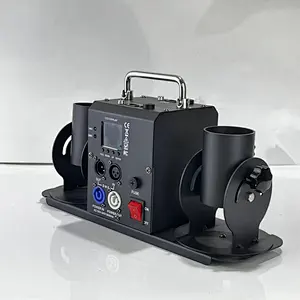 DMX 2 Shots Electric Cannon Shooter Launcher Confetti Machines Confettis Blower Cofetti Paper Confetti Machine for Stage Dj