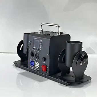 DMX 2 Shots Electric Cannon Shooter Launcher Confetti Machines Confettis Blower Cofetti Paper Confetti Machine for Stage Dj