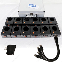 2024 Hot Sell 12 Channels 12 Cues Electric Cold Fountain Pyro Fireworks Firing System for Wedding Decoration