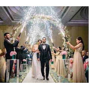 China Wholesale Weeding Party Electric Sparkler Stage Firework Machine Wedding Indoor Ice Fountain Hand Held Cold Pyro Shooter