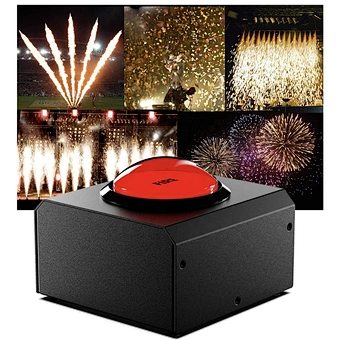 Special Effect Firework Display Concert Stage Controller CO2 Square Button LED Light DJ FX Powershot Music Boxes