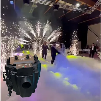 DJ Concert Nimbus Low Lying DMX Big 6000W Dry Ice Fog Smoke Machine for Wedding Party Events