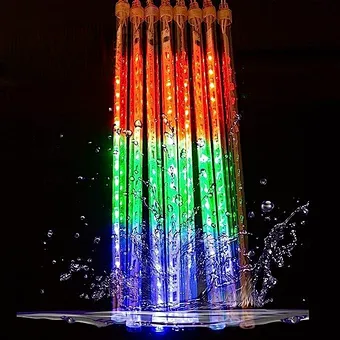 Led High Brightness Waterproof Full Sky Star Solar Plug-in Outdoor Lighting Project Garden Festival Meteor Shower Lights