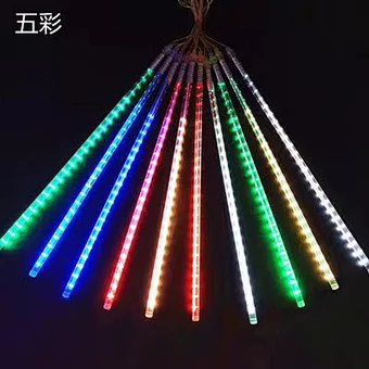 Led High Brightness Waterproof Full Sky Star Solar Plug-in Outdoor Lighting Project Garden Festival Meteor Shower Lights