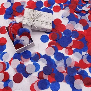 2.5cm 10g/bag Nicro Wholesale Custom Party Decoration Bluk Bag Circle Metallic Foil Tissue Biodegradable Paper Wedding Confetti