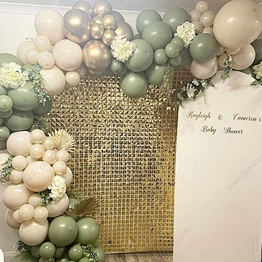 New Color Interlocking Grid Panel Wedding Event Backdrop Sequin Wall Shimmer Backdrop Wedding Decorations