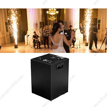 DMX Remote 650w Cold Spark Machine Stage Wedding Cold Pyrotechnics Fireworks Fountain Cold Sparkler Machine