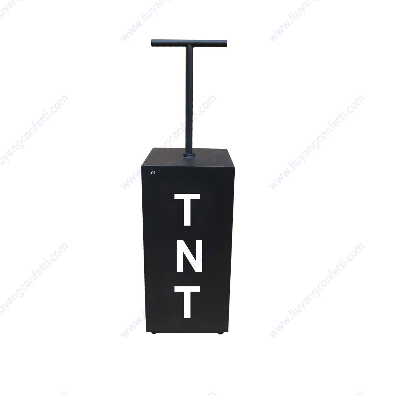 Electronic remote control for gender reveal confetti machines