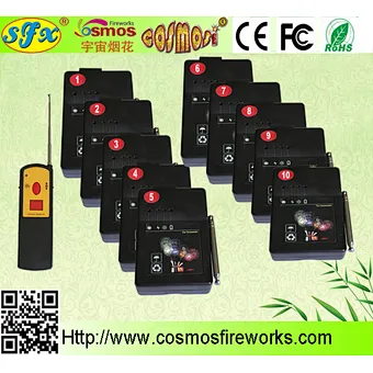 New Arrival 10 Cues Wireless Remote Control Special Effect Balloon Detonation System for Wedding Party Decoration