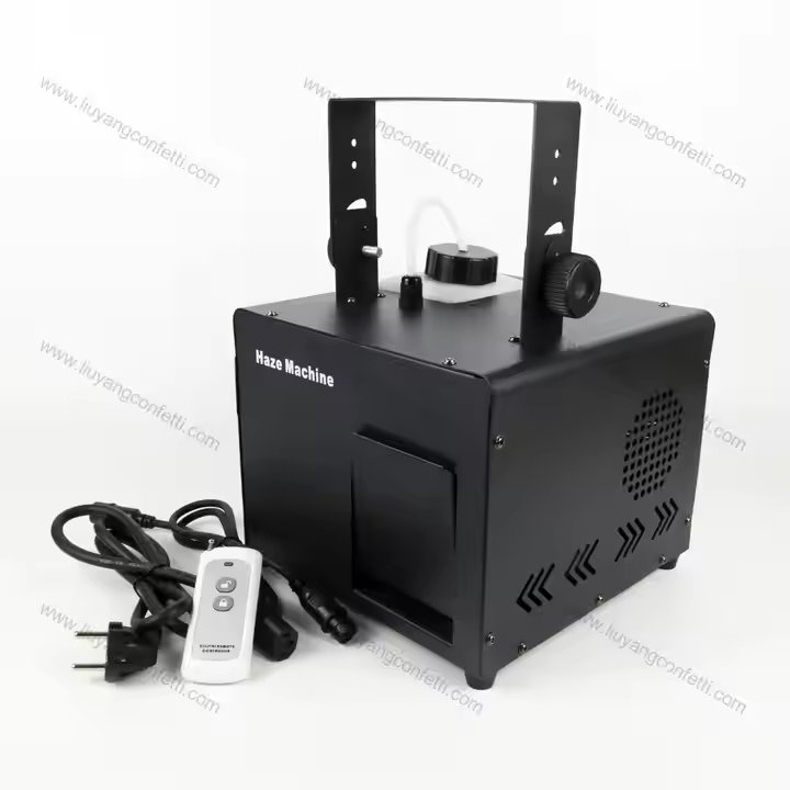 Professional 1000W Stage Haze Machines for DJ Fogger & Remote Controller DMX 512 for Wedding Decorations