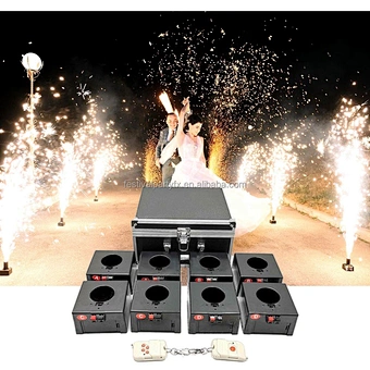Wedding Marriage Bride Couple Entry First Dance D08 Remote Control Cold Fountain Base Firework Machine Pyrotechnic Firing System