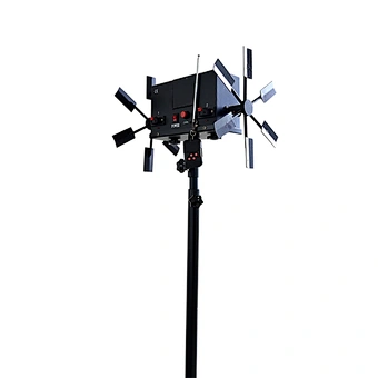 12 Channel Windmill Rotate Double Wheel Cold Fireworks Machine Wireless Remote Control Battery Cold Fireworks Firing System
