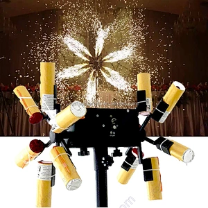 Best Firework Cold Pyro Machine Magic Electric Windmill Firing System with Cold Firecrackers 3m35s Fountain for Wedding Stage Pa