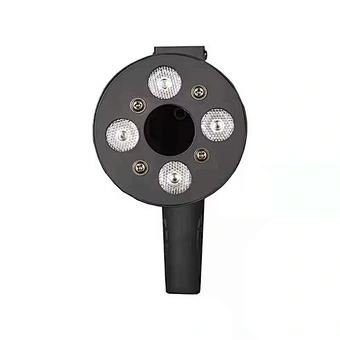 RGB LED Smoke Fog Gun Co2 Jet LED Jet Stage Machine Party Novelties Wedding Concert DJ Bar Disco Event RGB LED Smoke Fog Gun
