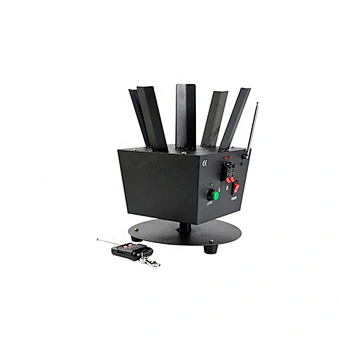 Remote Control Rotating Indoor Pyrotechnic Stage Fountain Machine Fireworks Firing System Cold Pyro Machine for Wedding Decor
