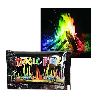 Professional Factory Wholesale Campfire Wood Burning Powder Brilliant Color Kraft Paper Bag Halloween Mystical Flames Magic Fire