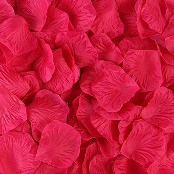 1000pcs Colorful Artificial Rose Petals Wedding Petalas Birthday Silk Flower Petal Accessories Wedding Romantic Rose Decor