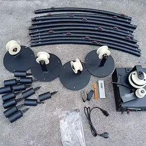 3m/4m/5 Cold Spark Machine Party Sparkler Remote Control Big Circle 360 Degree Rotate Firework Firing System Wedding DJ Event