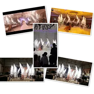 Remote Control Stage Show Cold Fountain New Product Big Circle 360 Degree Rotate Pyro Indoor Wedding Firing System Firework