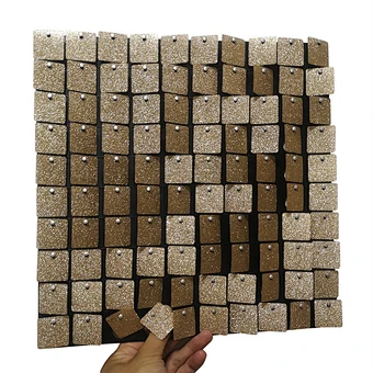 Best Square Glitter Bling Sequin Background Panel Sequin Shimmer Wall Backdrop Panels for Home Decorations