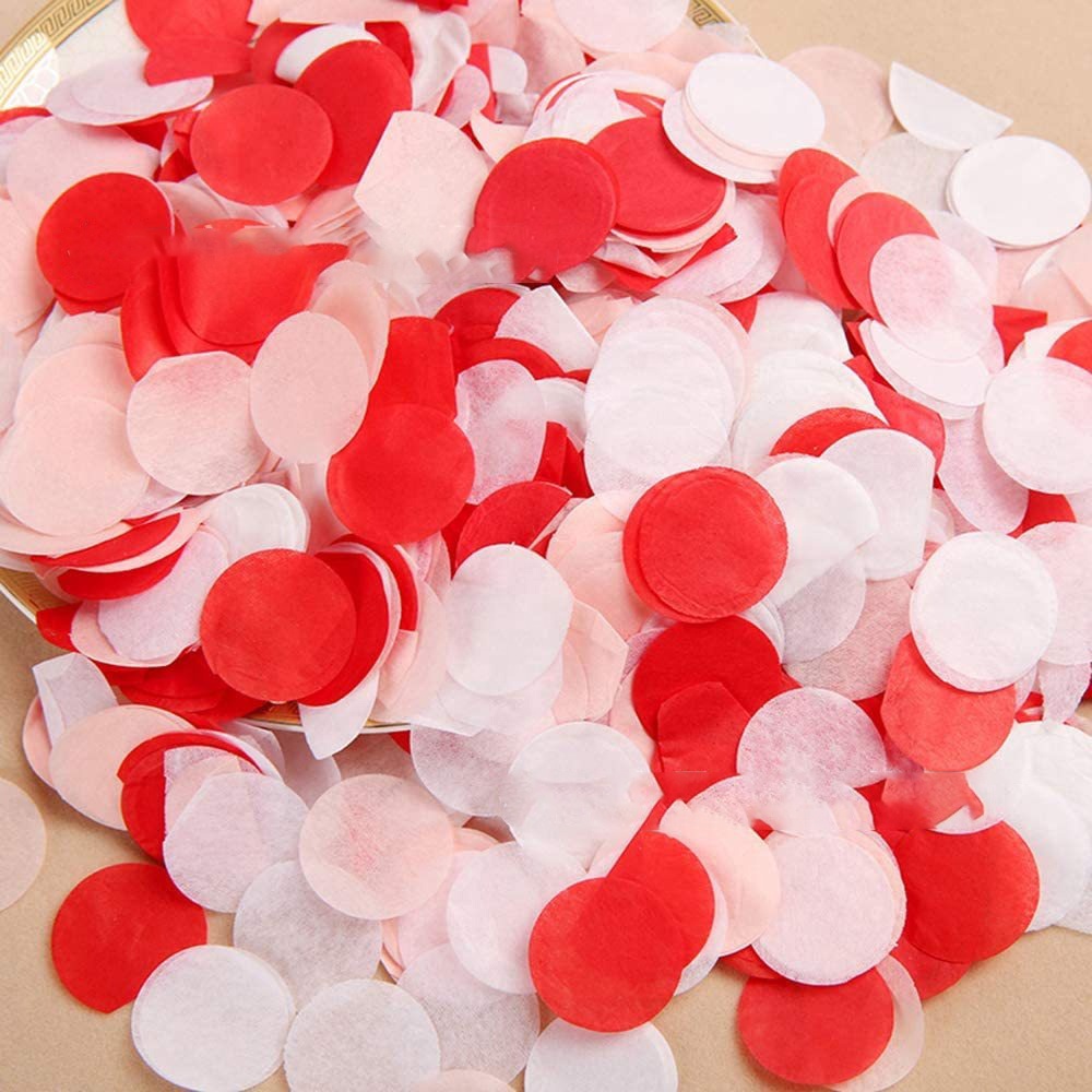 2.5cm 10g/bag Nicro Wholesale Custom Party Decoration Bluk Bag Circle Metallic Foil Tissue Biodegradable Paper Wedding Confetti