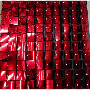 Backdrop Decorative Wedding Event Sequin Background Party Outdoor Gold Round Square 4d Panel Decorations Shiny Shimmer Wall