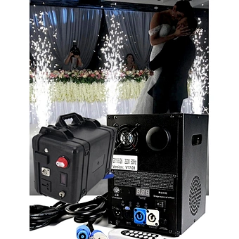 Dmx Sparkler Firework Portable Power Source Cold Spark Machine Wedding Party Machine Stage Fountain Flame Effect