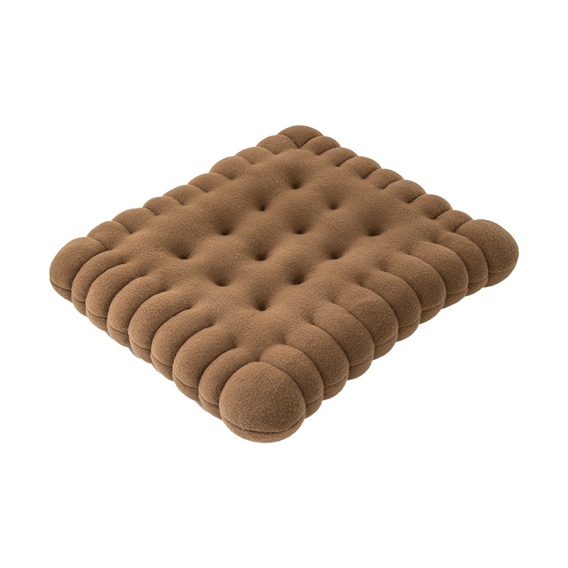 Short Plush Cookie Creative Cushion