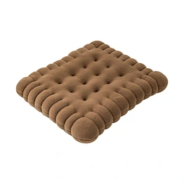 Short Plush Cookie Creative Cushion