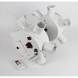 12 Cue 12 Channel Circle Shape Rotate Double Wheel Wireless Remote Control Cold Pyro Fireworks Firing System