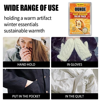 Customized Logo Disposable Self-heating Cold-proof Patch Winter Warm Body Value Pocket Hot Pack Heat Pad Heating Hand Warmer