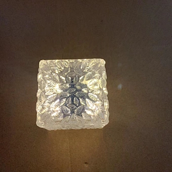 Solar Paver Set Lights Belgard Block Icle Outdoor Cube Led Garden Glass Rock Accent Cool White Path Brick Landscape Lighting