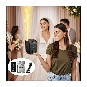 2025 New 350W Mini Spark Machine Indoor/Outdoor Stage Lighting Equipment for Wedding Parties Clubs DJ Shows Cold Fireworks