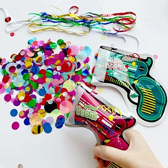 Atmosphere Handheld Game Inflatable Foil Balloon Fireworks Party Toy Popper Gift Birthday Wedding Cannon Spray Diwali Ramadan