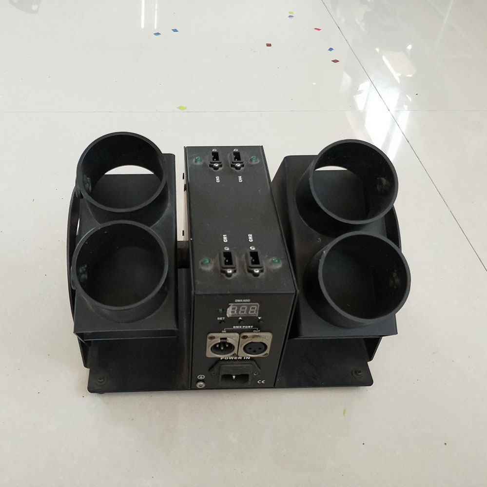 High Quality Electric Confetti Launching System 4 Shots  DMX Control