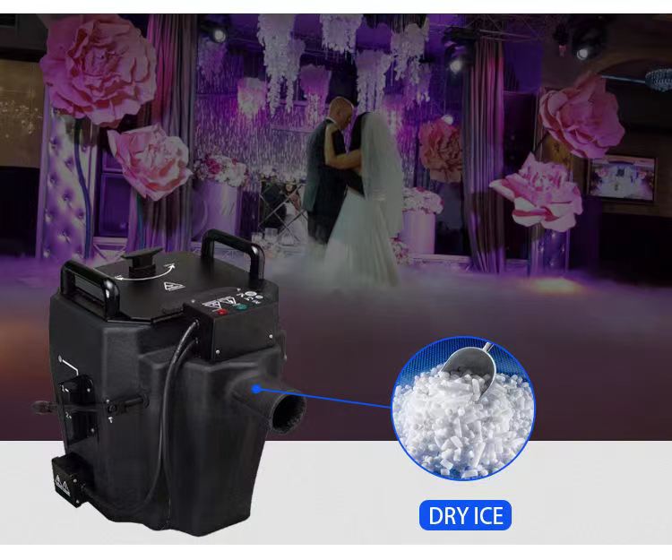 Low Lying Fog Machine 3500w Dj Diversion Tube Wedding Stage Party Smoke Nimbus Dry Ice Low Fog Machine for Wedding Stage Party