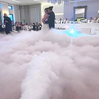 Low Lying Smoke Machine Nimbus 3500W Dry Ice Fog Machine for Wedding Stage Party Event Marriage Bride Groom Entry First Dance