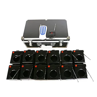 Pyro Fire Machine Wireless Remote Control Channel Fountain Liuyang Hot Sale 12Cue Cold Stage Celebration Firing System Fireworks