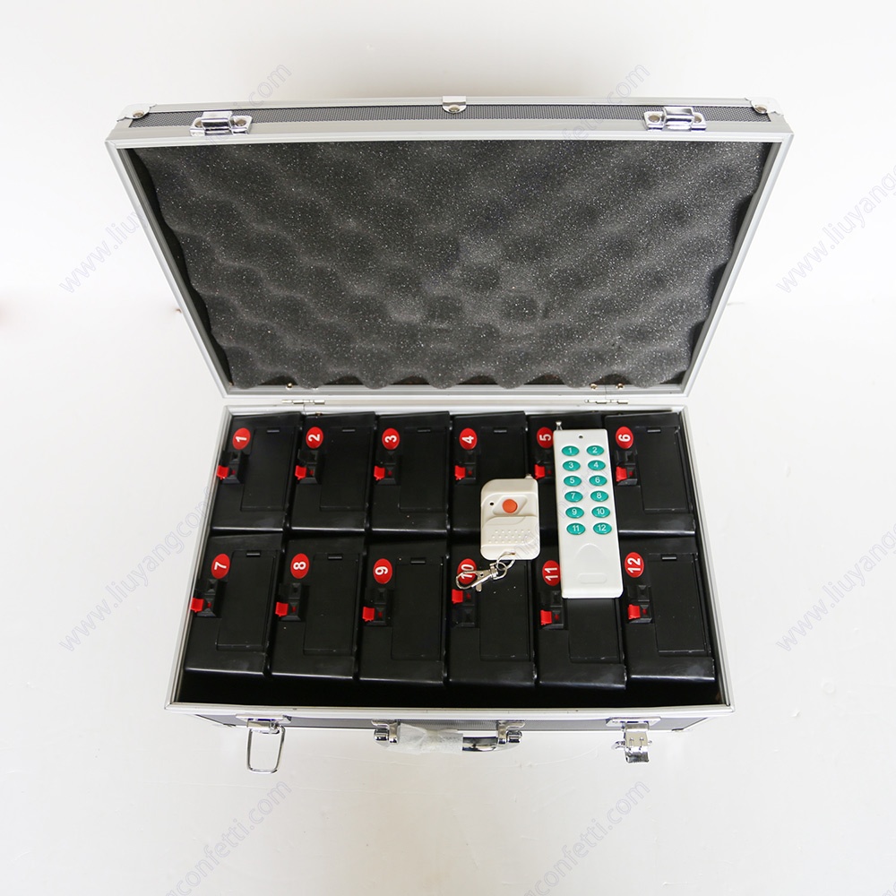 D12 China 12 Receivers Ice Fountain Fireworks Ignition System Stage Firing System for Christmas Fireworks Show