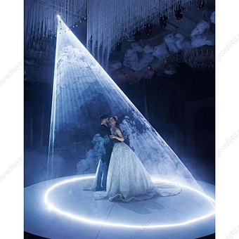 Stand Dance Rgb Animation Ring Box Decoration Beam 10w Led Show Disco Stage Dj With Snow Machine Projector Wedding Laser Light