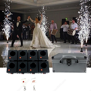 Wedding Marriage Bride Couple Entry First Dance D08 Remote Control Cold Fountain Base Firework Machine Pyrotechnic Firing System
