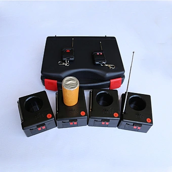 Very Small Size Remote Control Firing Systems for Stage Fountains 4 Channels